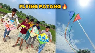 Khatarnak PatangBaazi Ho Gayi 🔥 Zeeshan Flying New Patang 😍 [upl. by Aeresed]