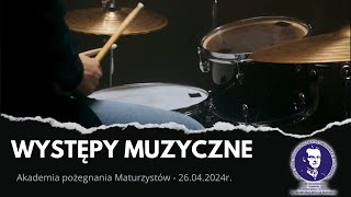 Występy muzyczne z okazji pożegnania maturzystów  ZSOiZ w Ciechanowcu  26042024r [upl. by Chlori]