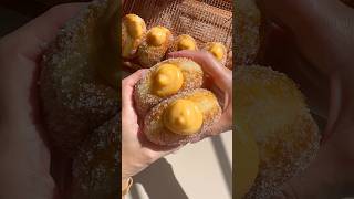 You MUST try this Brioche Donut Recipe 😍 homemadedonutrecipebreadbriocheasmrsourdoughshorts [upl. by Gnoht]