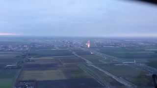 A319 Approach to Schiphol EHAM  pilots eye view [upl. by Atiruam663]