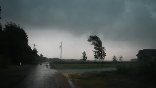 Derecho in Central Illinois  High Winds Much Needed Heavy Rain  62923 [upl. by Gilboa769]