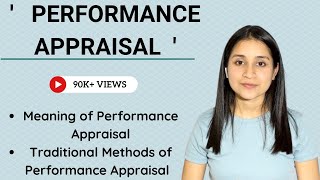 Performance Appraisal methods  Traditional methods of performance appraisal [upl. by Catharine]