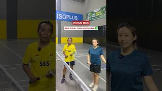 Badminton Beginner badminton latihanbackhand badmintonequipment badmintongear badmintontalk [upl. by Viveca340]