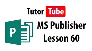 MS Publisher Tutorial  Lesson 60  Inserting Symbols [upl. by Araf217]