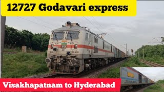 12727 GODAVARI EXPRESS🚅🚃🚂  VISAKHAPATNAM TO HYDERABAD❤️❤️❤️ [upl. by Ortrud]