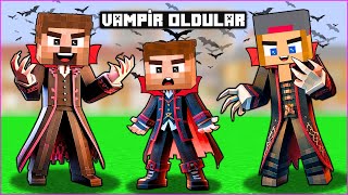 FAKİR VE AİLESİ VAMPİR OLDU 😱  Minecraft [upl. by Rufe]