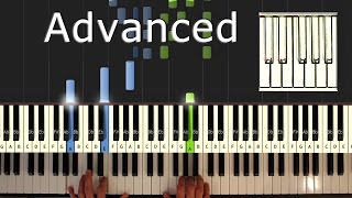 The Race  Piano Tutorial Easy  Michael Carstensen synthesia [upl. by Llehsram]