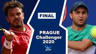 Stan Wawrinka vs Aslan Karatsev  PRAGUE FINAL 2020 [upl. by Sherris]