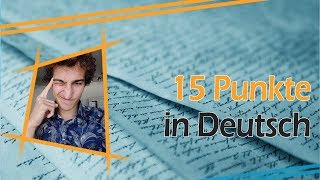 Das Geheimnis hinter 15 Punkte in Deutsch  Leo Eckl [upl. by Akira251]