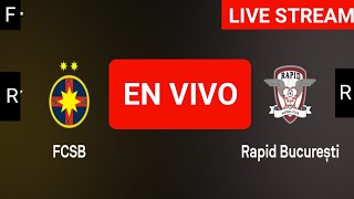 FCSB vs Rapid Bucuresti live match today score updates  Superliga live score [upl. by Aikym]