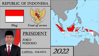 Indonesia History 19452022 Every Year [upl. by Eenet903]