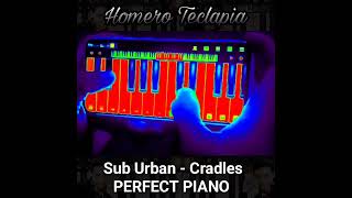 Sub Urban  Cradles Piano Mobile shorts piano pianocover [upl. by Noryv]