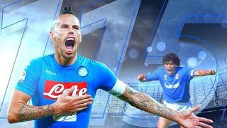 115 volte Marek Hamsik All 115 goals with Napoli  20072017 [upl. by Melville405]