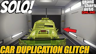 Solo Car Duplication Glitch GTA 5 Online [upl. by Pastelki]