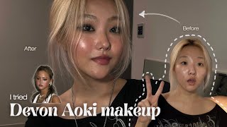 recreating Devon Aokis iconic makeup IN DEPTH tutorial [upl. by Cullin881]