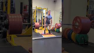 530 pound Deficit deadlift for 3 reps lifting gym deadlift [upl. by Redmund147]