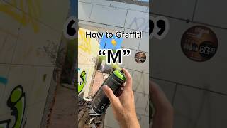 How to easy graffiti letter “M”👈graffitialphabet [upl. by Assirehs302]