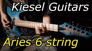 Kiesel Guitars Aries 6 String Order Specs  Daisuke Kurosawa 黒沢ダイスケ [upl. by Gardia13]