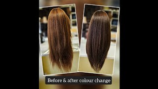 Wig Colour Revamp Oxidised Orange  Shiny Brown [upl. by Oran393]