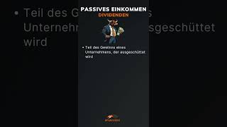 Passives Einkommen 💸 – So verdienst du mit Dividenden Geld [upl. by Anoyk258]