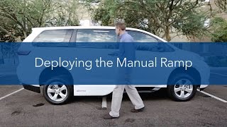 Vantage Mobility  Manual Ramp Operation on a VMI Toyota ADA Northstar E [upl. by Yvor676]