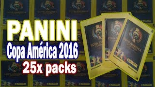 PANINI Copa América Centenario ⚽️ 25x packs ⚽️ [upl. by Audwen523]