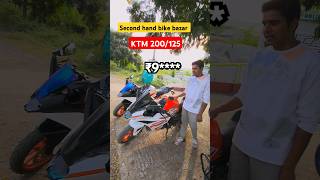 Second hand bike bazar 😱 KTM RC 200125 ktm ktmrc390 shorts ytshort rider r15v4 pulsar [upl. by Gabriellia]