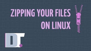 Zipping Your Files In Linux [upl. by Melvena85]