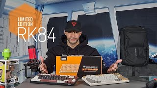 •Royal Kludge Limited Edition RK84 RGB Wireless Mechanical Keyboard  Unbox Demo Review [upl. by Ruffina23]