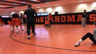 Oklahoma State Wrestling Practice 4 [upl. by Adnolor891]