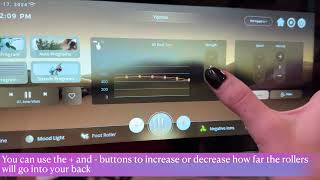 What does the moving graph onthe Quantums screen during amassage program mean [upl. by Arracahs]