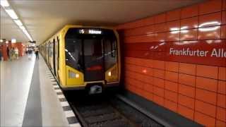 UBahn Berlin  UBahnhof Frankfurter Allee U5 [upl. by Yvaht]