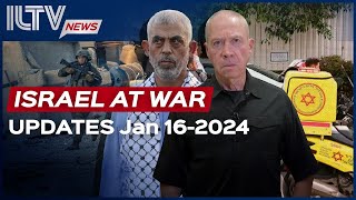 Israel Daily News– War Day 102 January 16 2024 [upl. by Ymas]