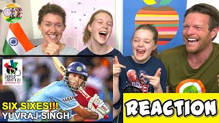 YUVRAJ SINGH SIX SIXES REACTION  INDIA vs ENGLAND 2007  BigAReact [upl. by Darell]