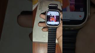 S8 Ultra smart watch sim card Android attitudeshort viralvideo [upl. by Hoopes]