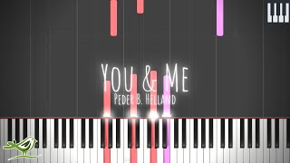 Peder B Helland  You amp Me Relaxing Piano Tutorial with Synthesia [upl. by Eityak]