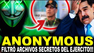 ANONYMOUS ATACA LOS ARCHIVOS SECRETOS de MADURO [upl. by Burra]