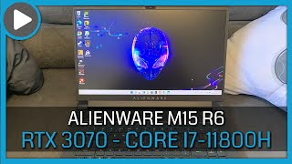 Alienware m15 R6 RTX 3070 Core i711800H vale a pena Análise e Benchmarks [upl. by Iggie]