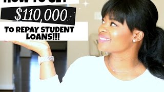 HOW TO GET 110000 TO REPAY STUDENT LOANS  SCHOLARSHIPS  NURSE PRACTITIONERS  NURSING [upl. by Ileana]