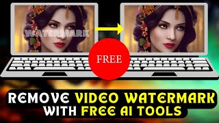 How to Remove WATERMARK from any Video for FREE With 3 AI Tools WATERMARK REMOVER 2023 [upl. by Atnahsa]