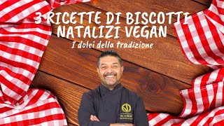 Biscotti di Natale vegani ecco 3 ricette [upl. by Akirea]