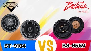 Speaker comparison Status ST 9104 vs Bostwick BS 655V [upl. by Naomi]