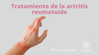 Tratamiento artritis reumatoide Guía ACR 2021 EULAR 2019 [upl. by Eita]