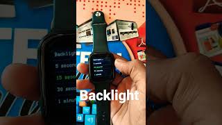 😱 How To Control Backlight In t500 Smart Watch  Backlight set t500 Smart Watch shorts smartwatch [upl. by Haelem]