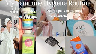 My daily feminine hygiene routine washes I use  supplements  shaving  changing underwear  etc [upl. by Lyckman]