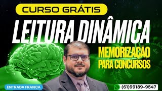 📚🧠 CURSO GRÁTIS E COMPLETO DE LEITURA DINÂMICA E MEMORIZAÇÃO INSCREVASE NA MENTORIA 61 993472125 [upl. by Warden]