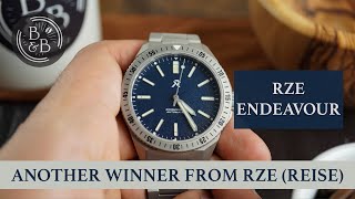 The RZE previously Reise Family Grows  RZE Endeavour Dive Watch Review  Beans amp Bezels [upl. by Ydnirb]