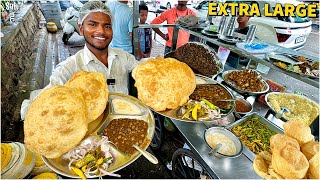 30 Rs Dharamraj ke Baraf wale Chole Bhature  Street Food India Vlogs [upl. by Nysa]