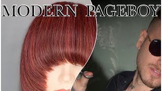 HOW TO CUT A MODERN PAGEBOYADRIAN RUSU [upl. by Thomey56]