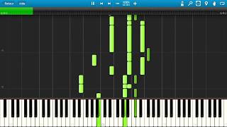 Sora Yori mo tooi Basho  Haru ka Tooku Synthesia  Piano [upl. by Mosa]